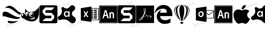 Just Cosmic Font Logos字体转换
